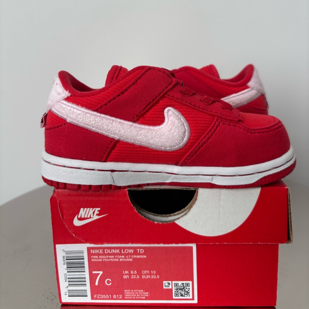 Nike Kids Dunk Low TD Sneakers - Picture 7 of 11